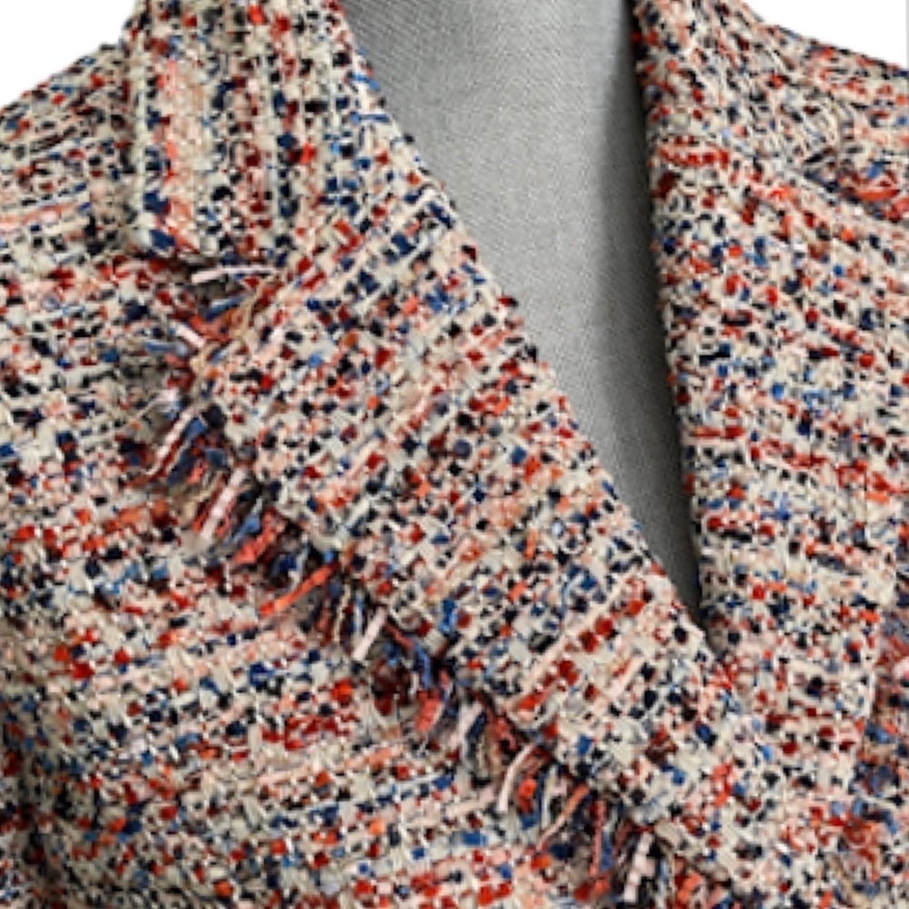 NWOT DRAPER’S & DAMON’S CONFETTI TWEED JACKET SIZE PM - Picture 5 of 6